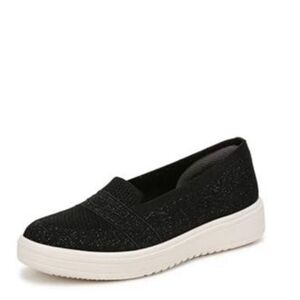 Lifestride Sparkling Black Slip-On Loafers
